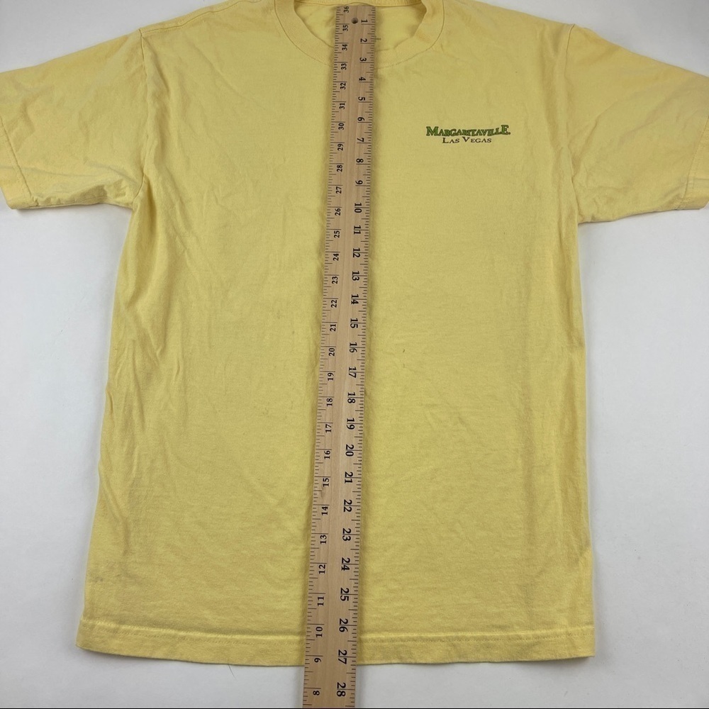 Margaritaville Tshirt Mens Medium Yellow Short Sleeve - Picture 9 of 9